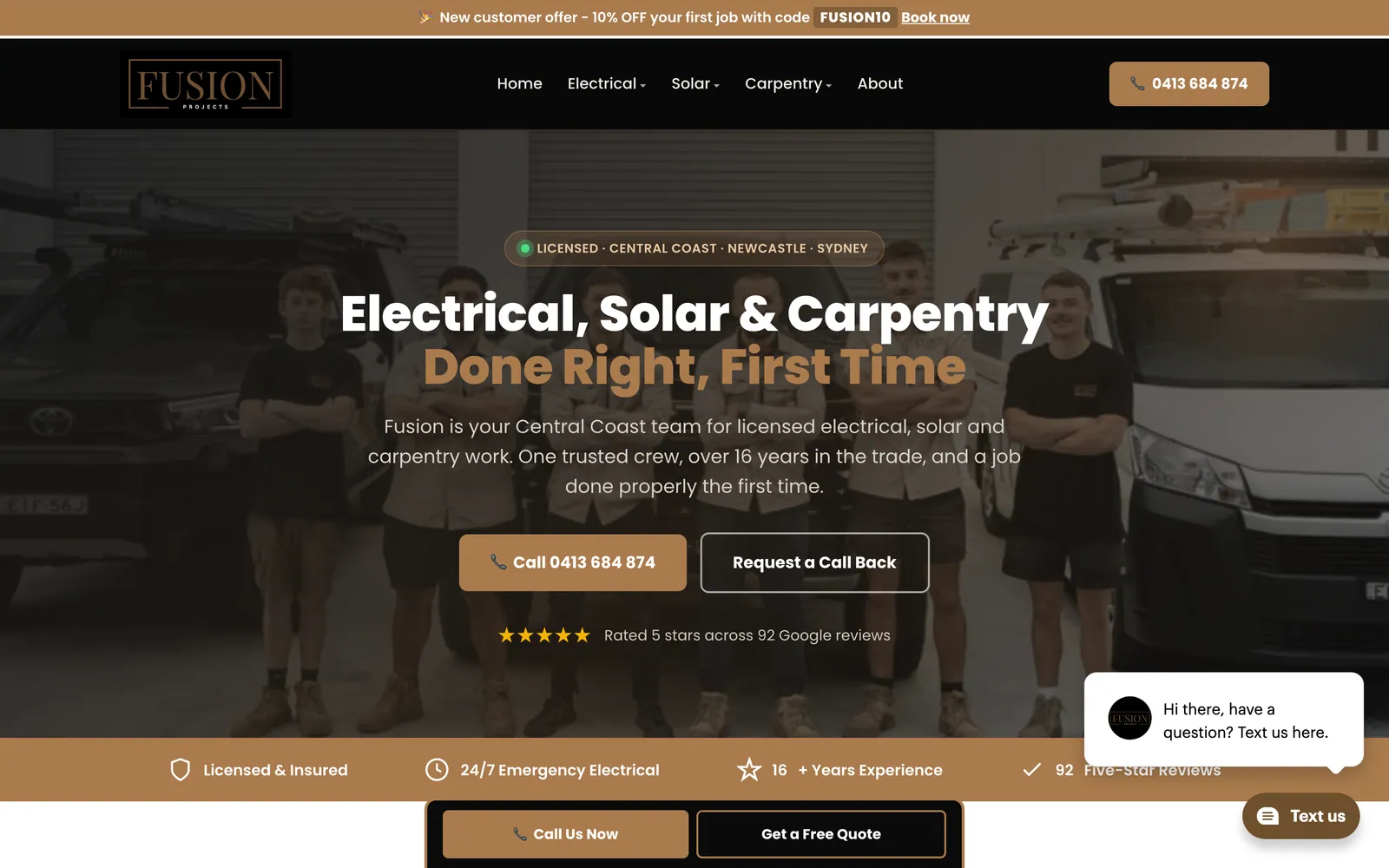 Fusion Projects — Home