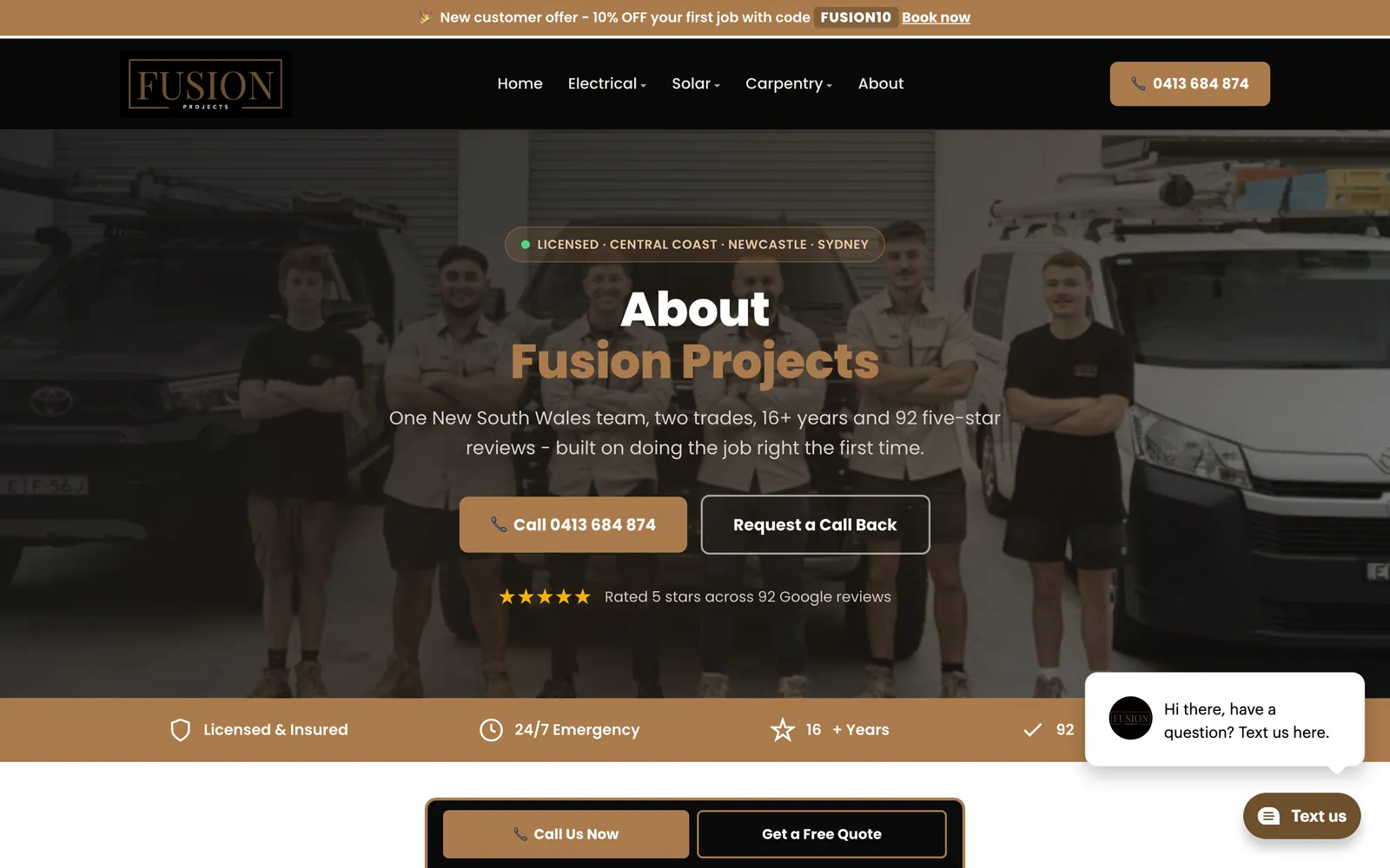 Fusion Projects — About