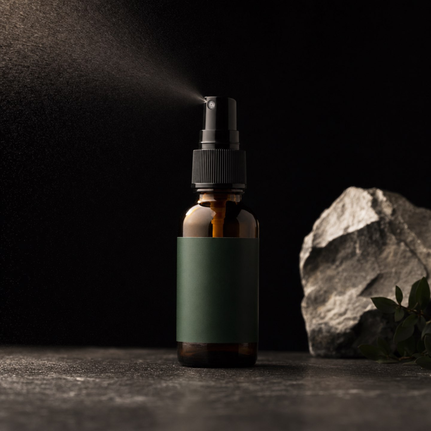 Deep Sleep Pillow Mist in an amber atomiser bottle