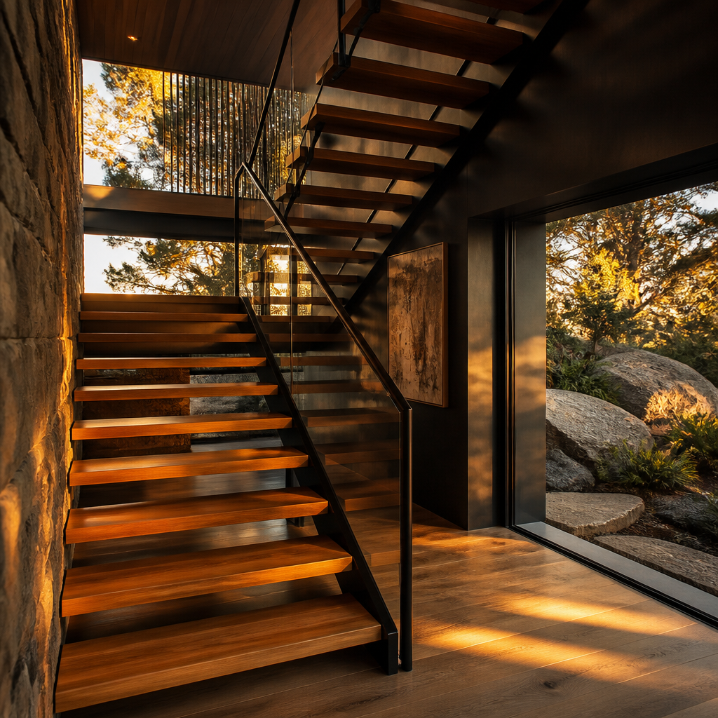 Custom timber staircase — Hills District