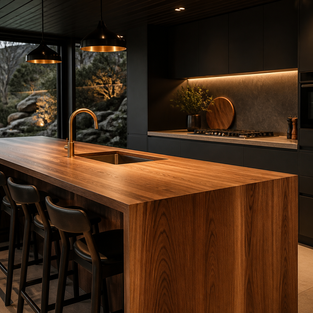 Custom timber kitchen