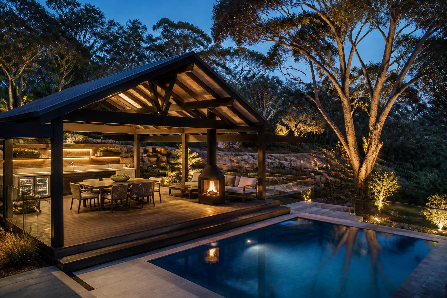 Glenhaven · Full alfresco + pool