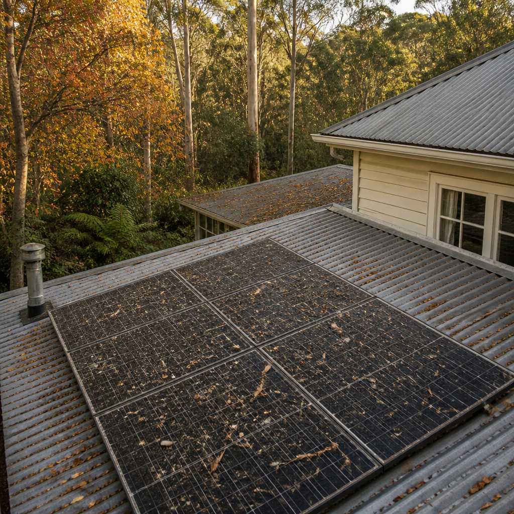 Dirty solar array