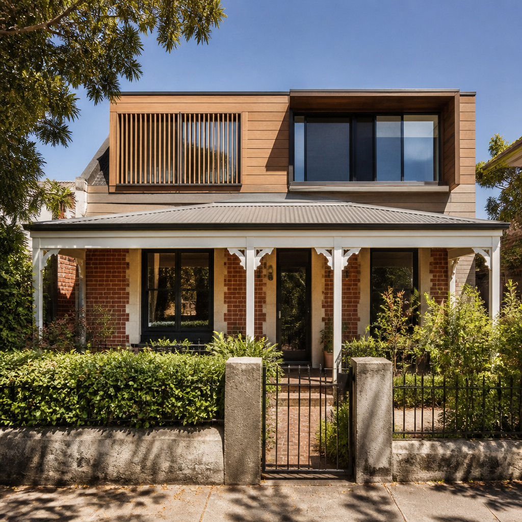 Heritage home with second-storey extension